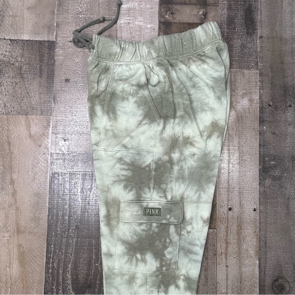 PINK by Victoria’s Secret Green Tie Dye Jogger pants size XS - Picture 8 of 12